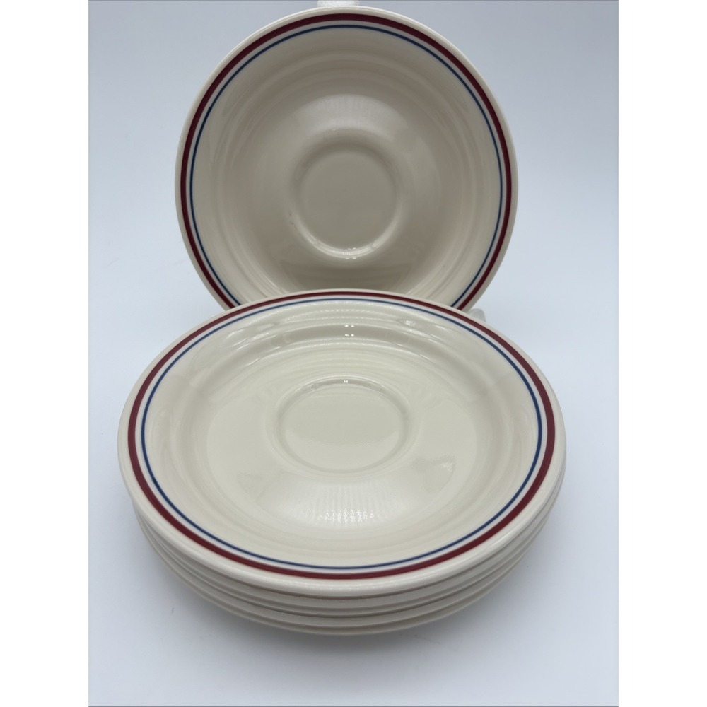 Vintage CORELLE Corning "ABUNDANCE" Set of 6 SAUCERS